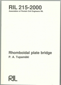 RIL 215-2000 Rhomboidal plate bridge
