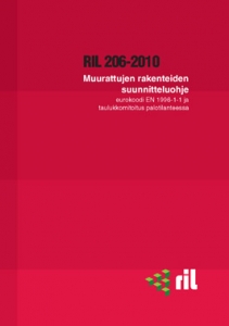 RIL 206-2010 Muurattujen rakenteiden suunnitteluohje